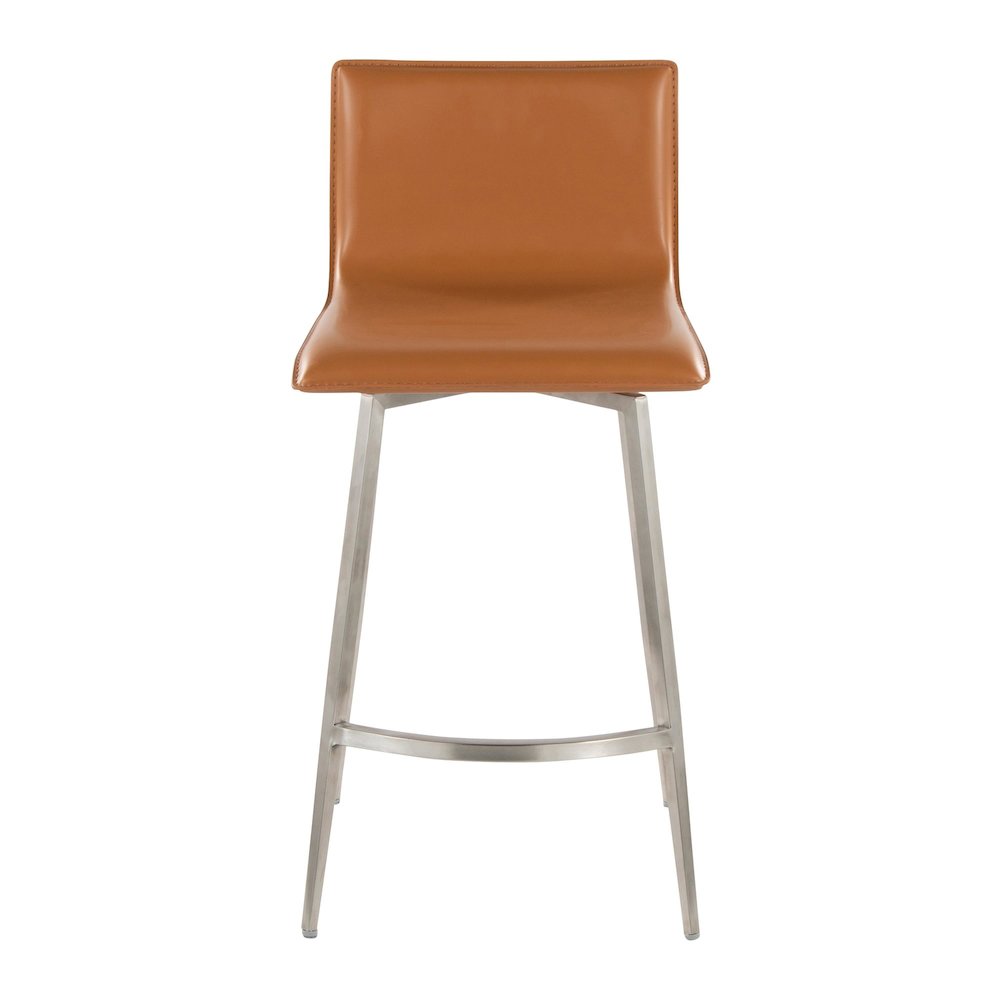 Mara Upholstered 26" Fixed-Height Counter Stool - Set of 2. Picture 6