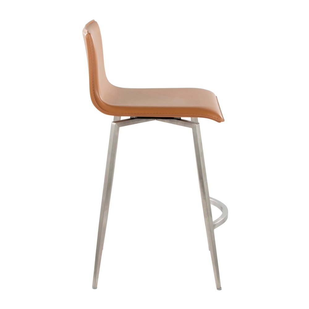 Mara Upholstered 26" Fixed-Height Counter Stool - Set of 2. Picture 3