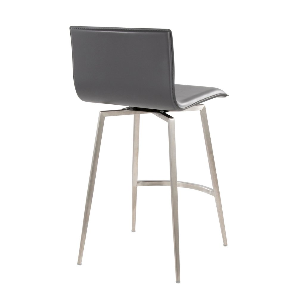 Mara Upholstered 26" Fixed-Height Counter Stool - Set of 2. Picture 4