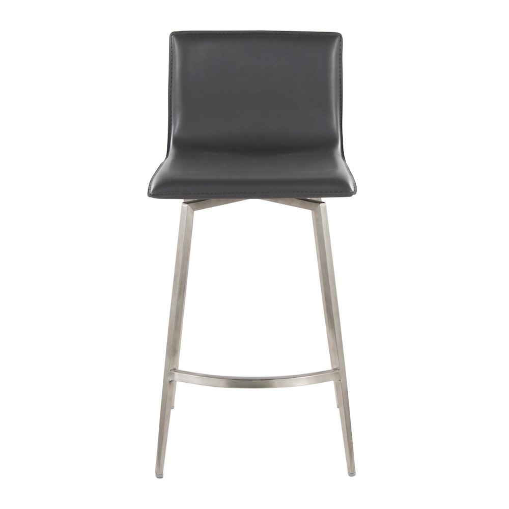 Mara Upholstered 26" Fixed-Height Counter Stool - Set of 2. Picture 6