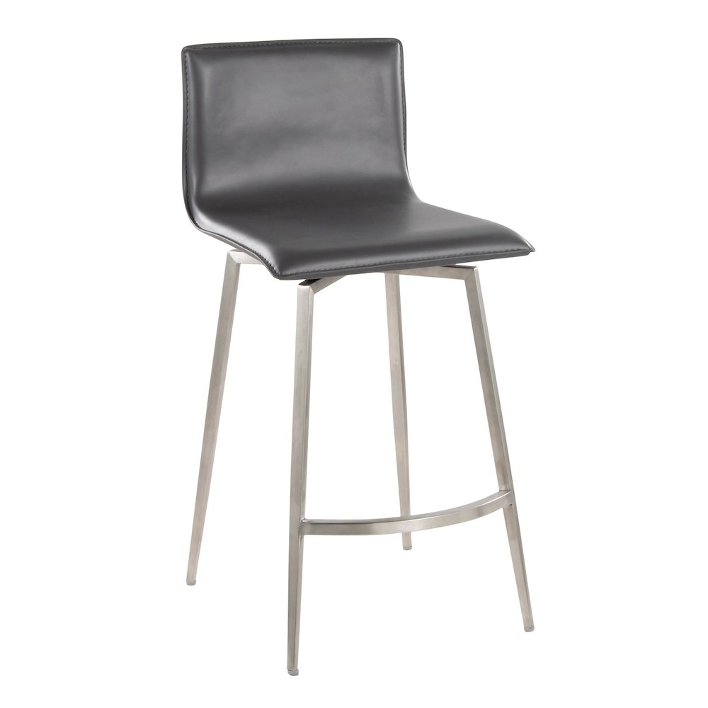 Mara Upholstered 26" Fixed-Height Counter Stool - Set of 2. Picture 2