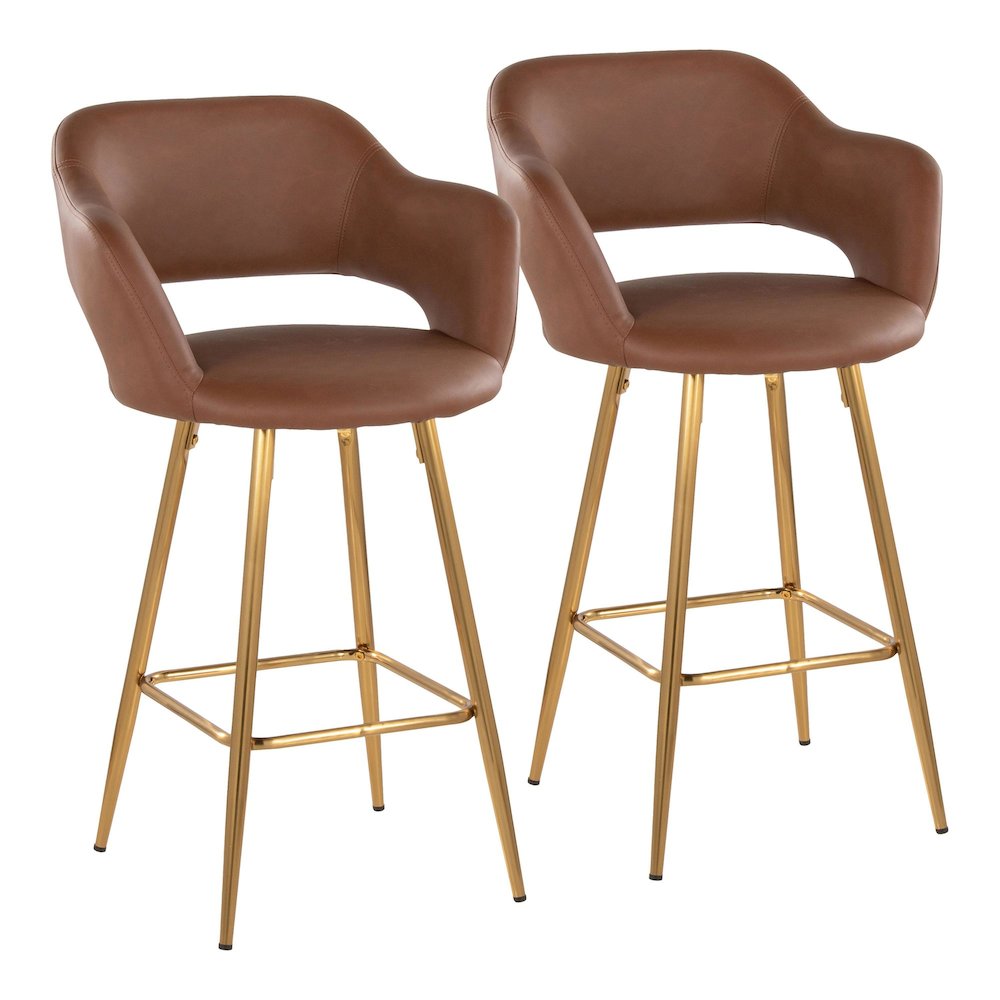 Margarite 26" Fixed-Height Counter Stool - Set of 2. Picture 1