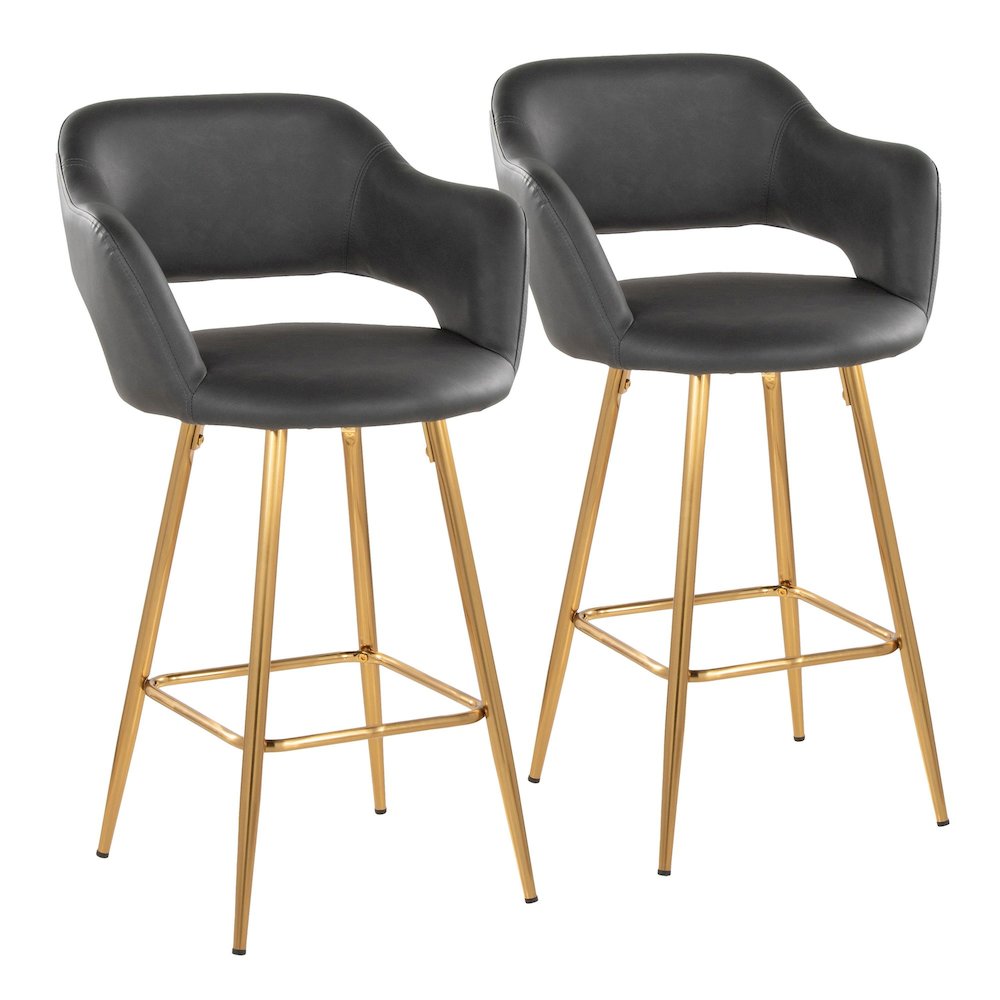 Margarite 26" Fixed-Height Counter Stool - Set of 2. Picture 1