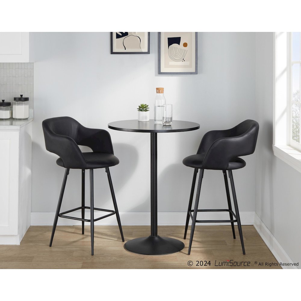 Margarite 26" Fixed-Height Counter Stool - Set of 2. Picture 7