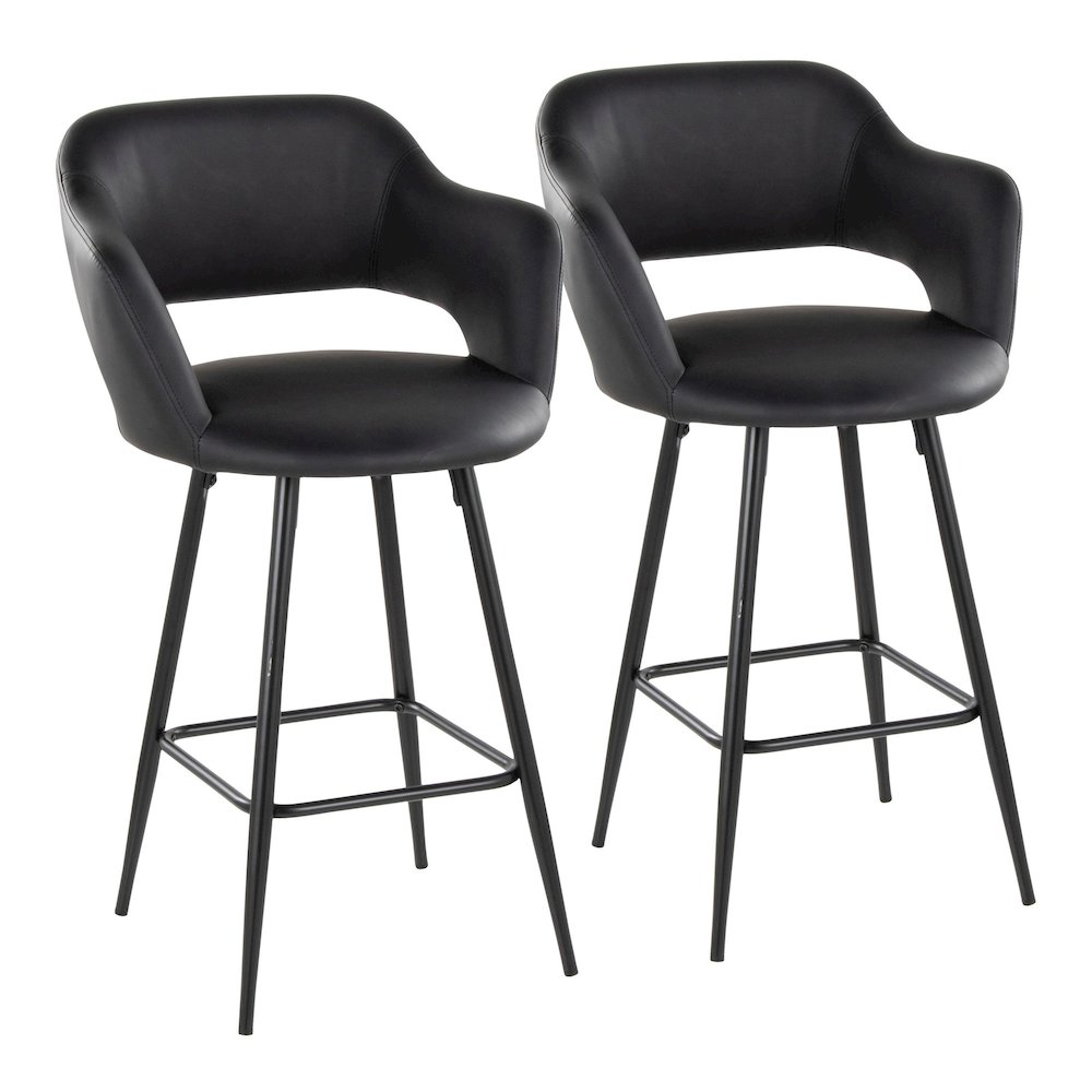 Margarite 26" Fixed-Height Counter Stool - Set of 2. Picture 1