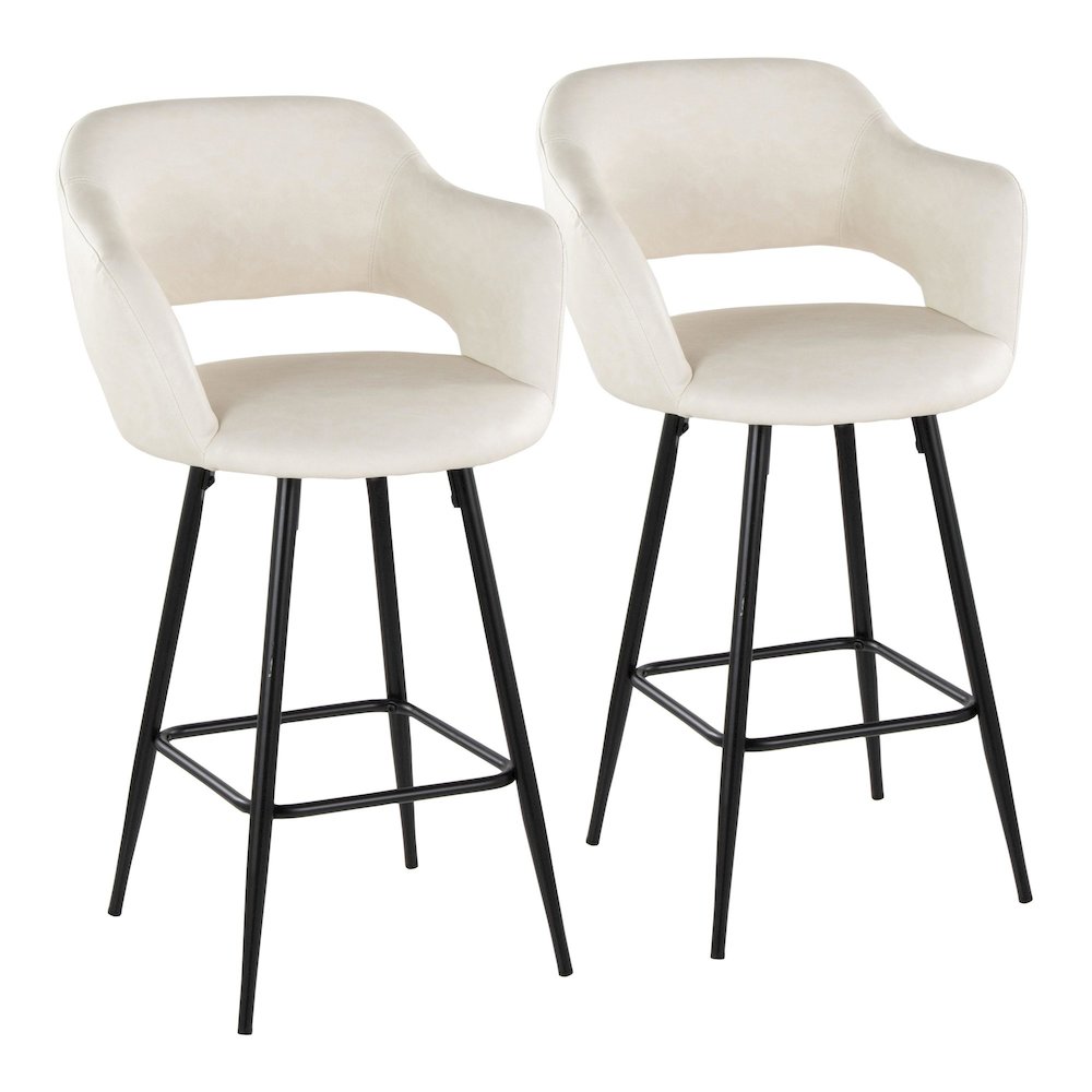 Margarite 26" Fixed-Height Counter Stool - Set of 2. Picture 1