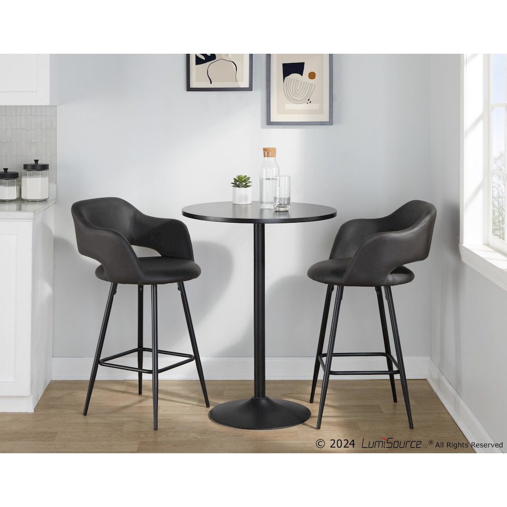 Margarite 26" Fixed-Height Counter Stool - Set of 2. Picture 7