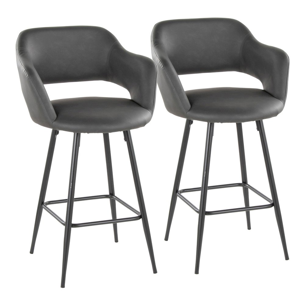 Margarite 26" Fixed-Height Counter Stool - Set of 2. Picture 1