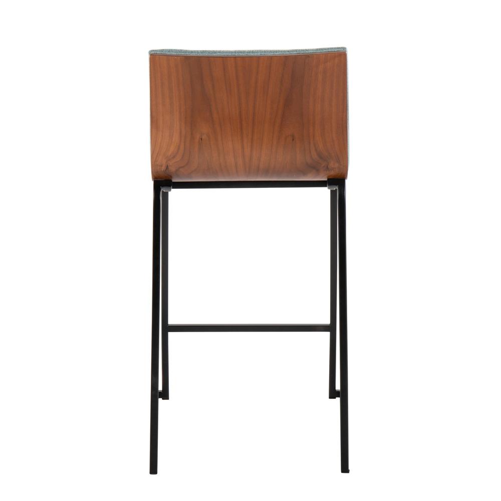 Black Mason Mara 26" Fixed-Height Counter Stool - Set of 2. Picture 5