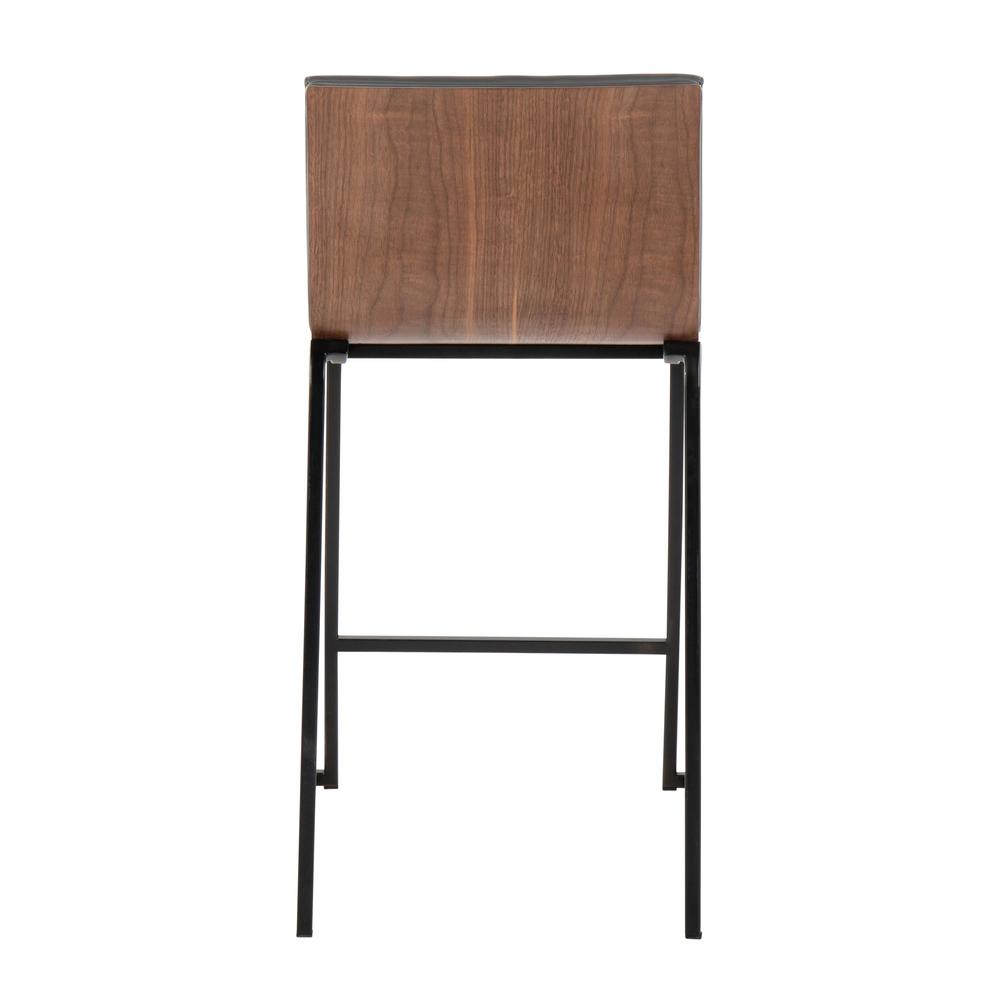 Grey Mason Mara 26" Fixed-Height Counter Stool - Set of 2. Picture 5
