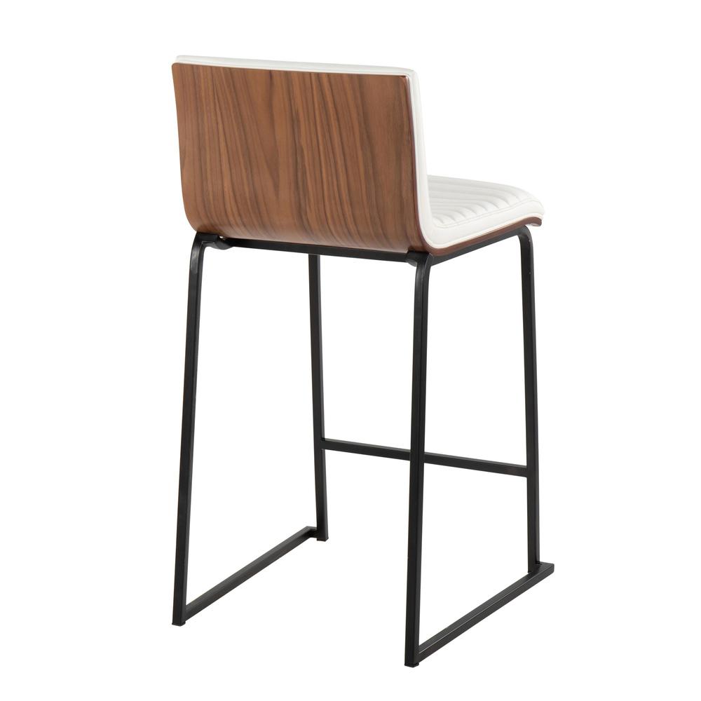 White Mason Mara 26" Fixed-Height Counter Stool - Set of 2. Picture 4