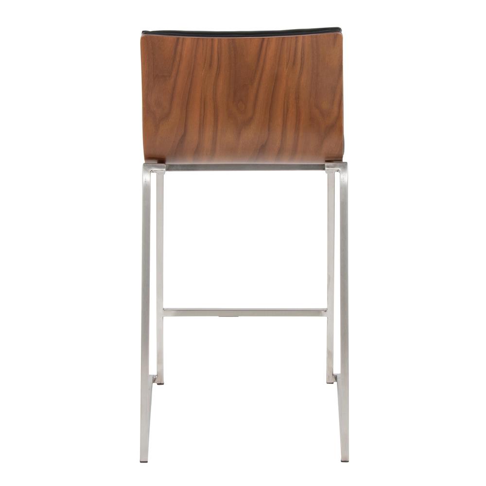Silver Mason Mara 26" Fixed-Height Counter Stool - Set of 2. Picture 5