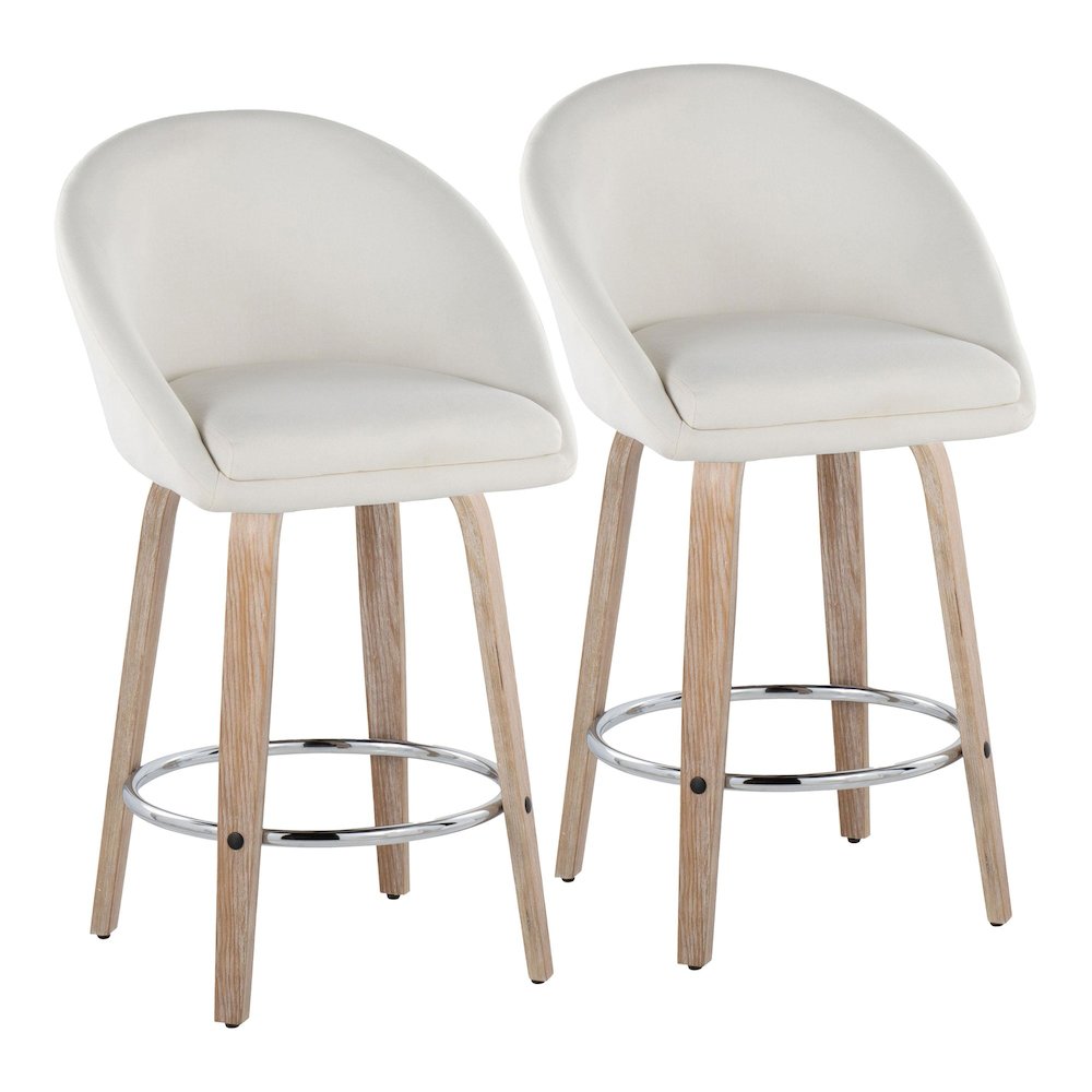 Matisse Highback 26" Fixed-Height Counter Stool - Set of 2. Picture 1