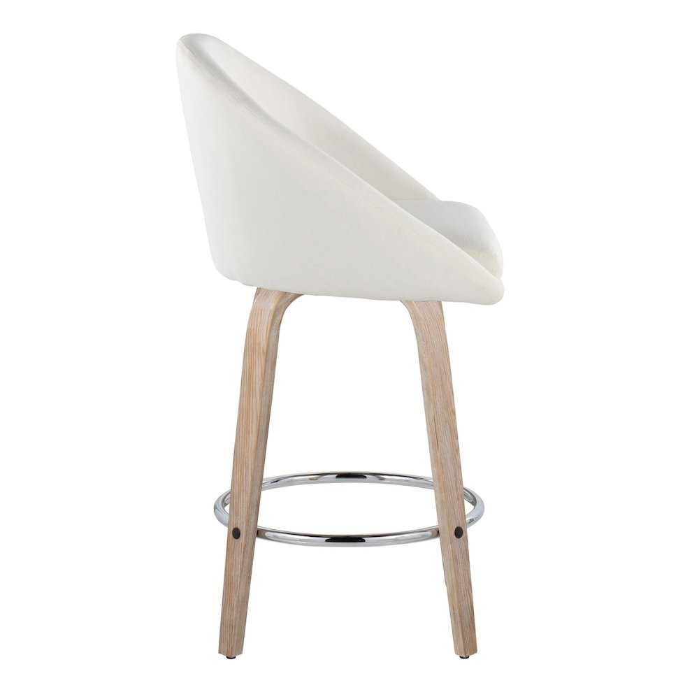 Matisse Highback 26" Fixed-Height Counter Stool - Set of 2. Picture 3