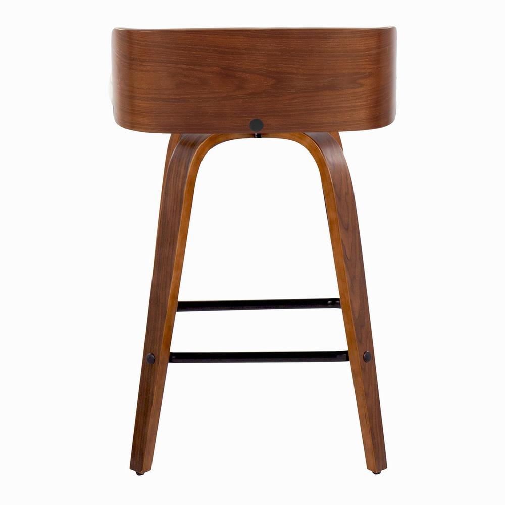 Grey Maya 26" Fixed-Height Counter Stool - Set of 2. Picture 5