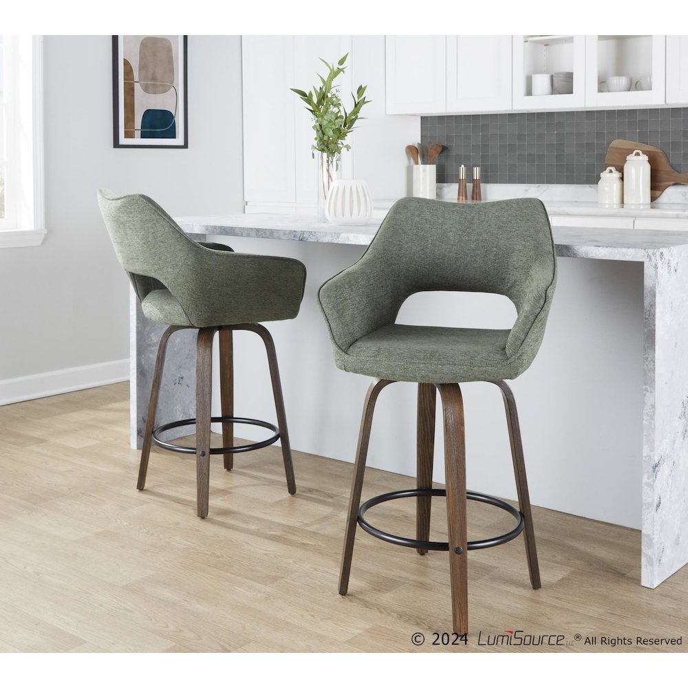 Mustang 26" Fixed-Height Counter Stool - Set of 2. Picture 7