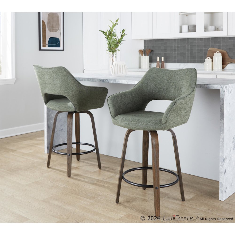 Mustang 26" Fixed-Height Counter Stool - Set of 2. Picture 8