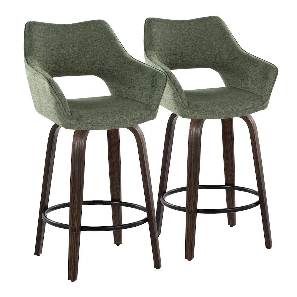 Mustang 26" Fixed-Height Counter Stool - Set of 2. Picture 1