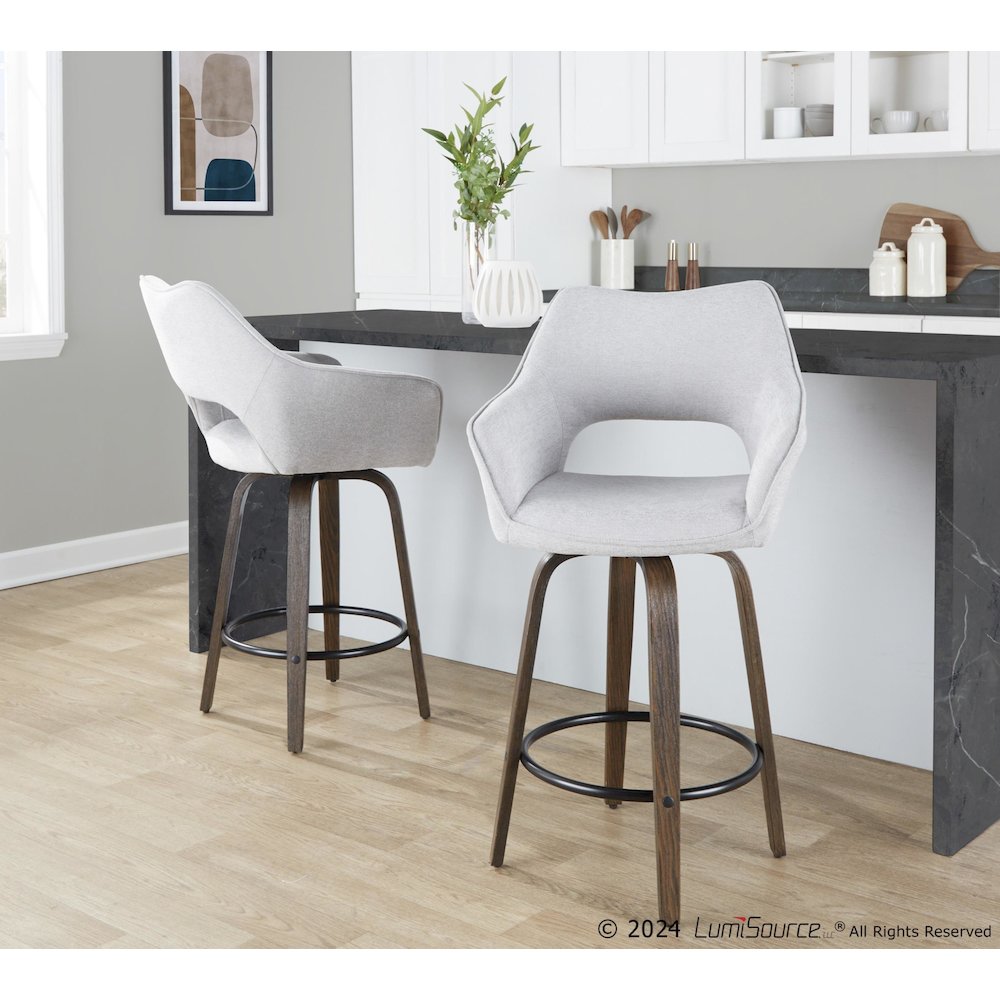 Mustang 26" Fixed-Height Counter Stool - Set of 2. Picture 7