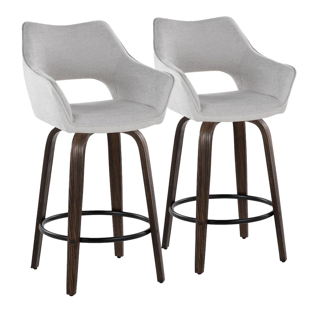 Mustang 26" Fixed-Height Counter Stool - Set of 2. Picture 1