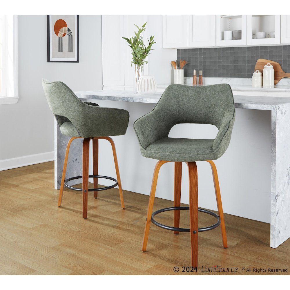 Mustang 26" Fixed-Height Counter Stool - Set of 2. Picture 7