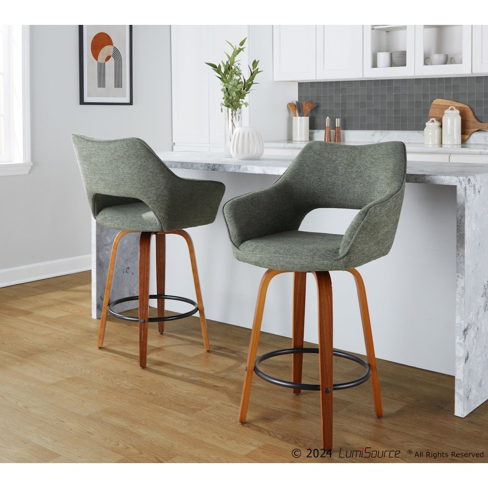 Mustang 26" Fixed-Height Counter Stool - Set of 2. Picture 8
