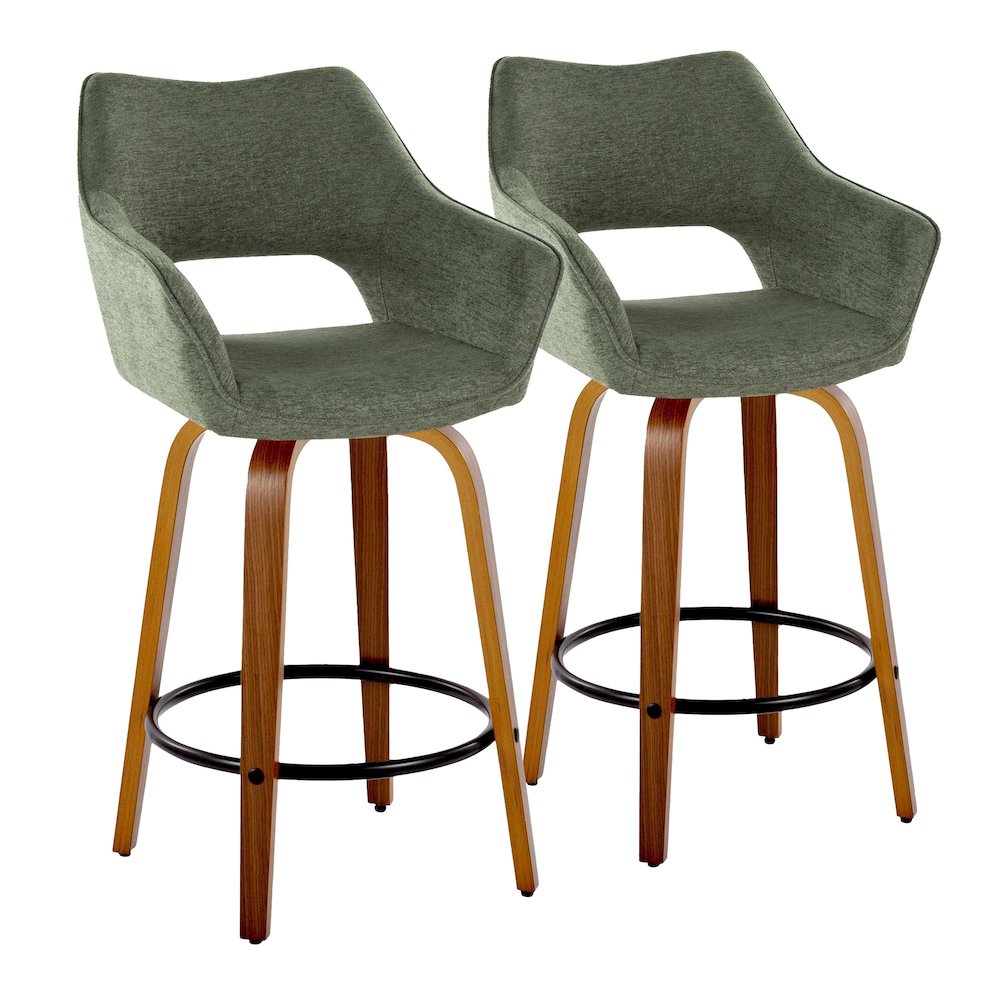 Mustang 26" Fixed-Height Counter Stool - Set of 2. Picture 1