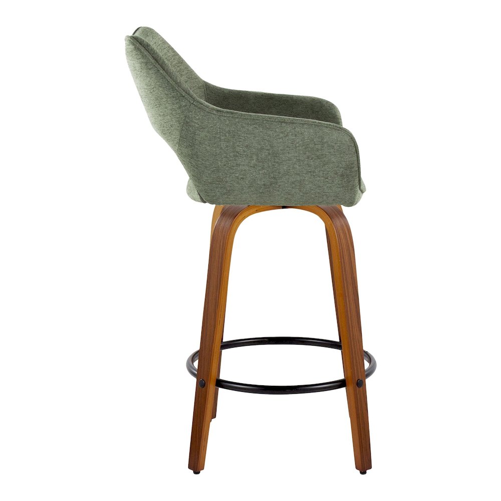 Mustang 26" Fixed-Height Counter Stool - Set of 2. Picture 3