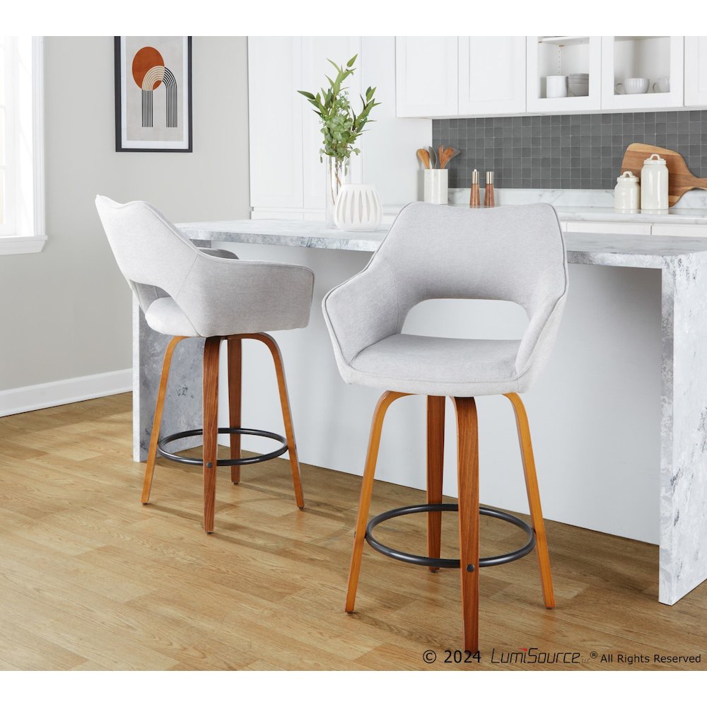 Mustang 26" Fixed-Height Counter Stool - Set of 2. Picture 7