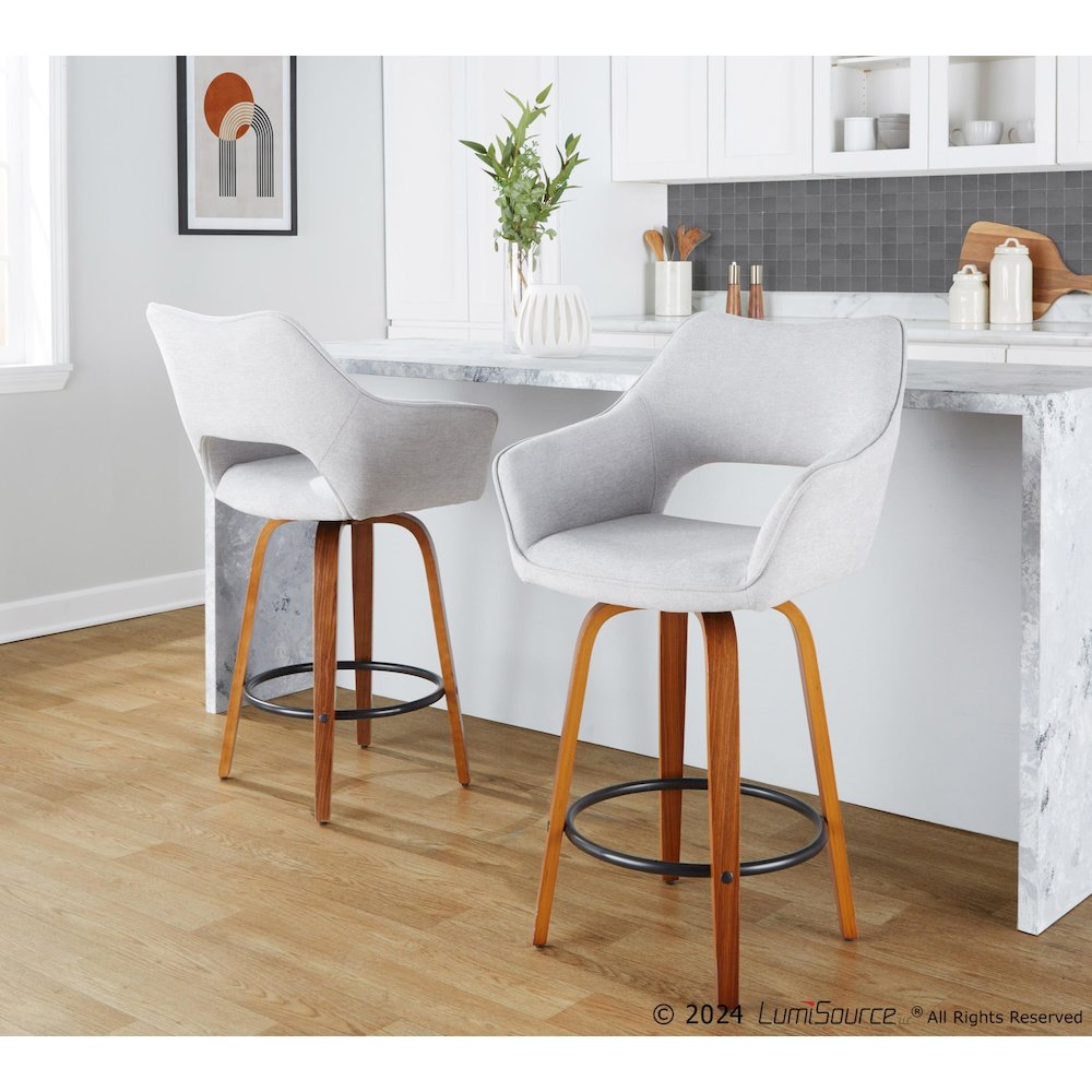 Mustang 26" Fixed-Height Counter Stool - Set of 2. Picture 8