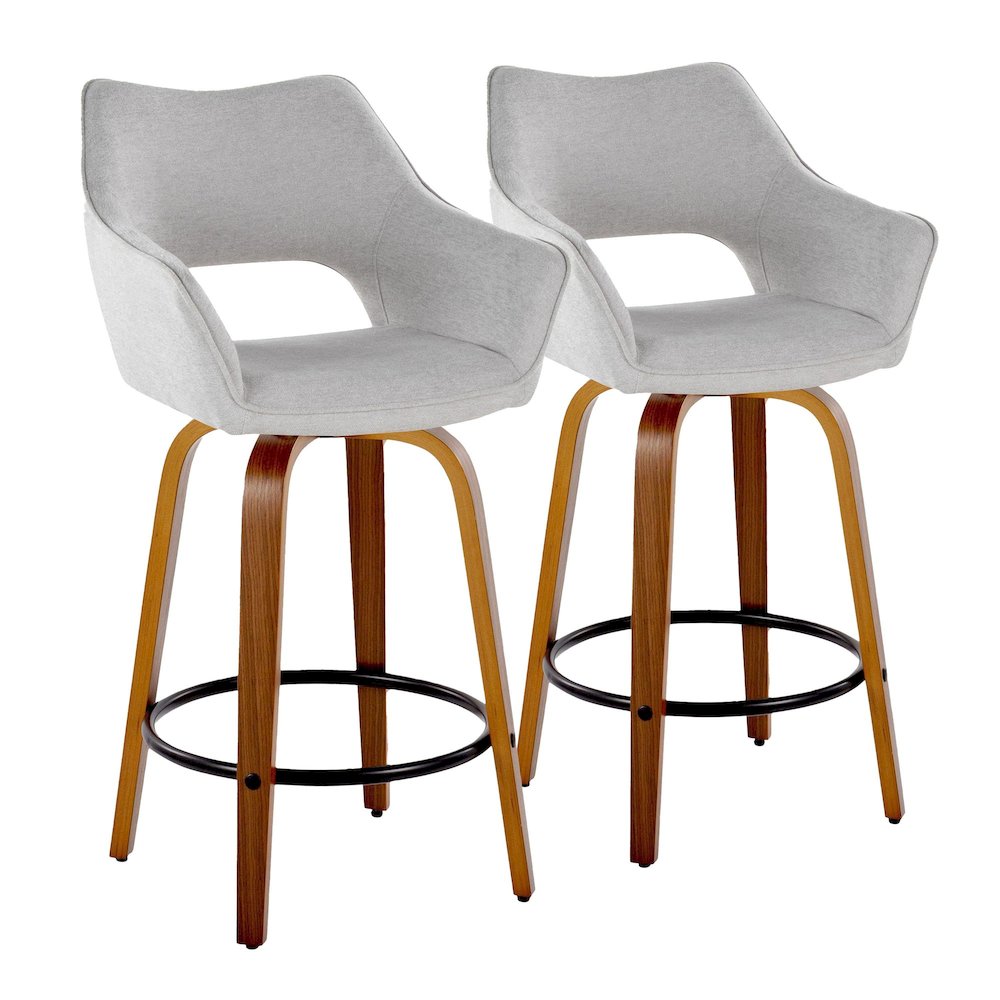 Mustang 26" Fixed-Height Counter Stool - Set of 2. Picture 1