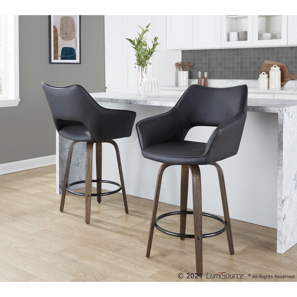 Mustang 26" Fixed-Height Counter Stool - Set of 2. Picture 8