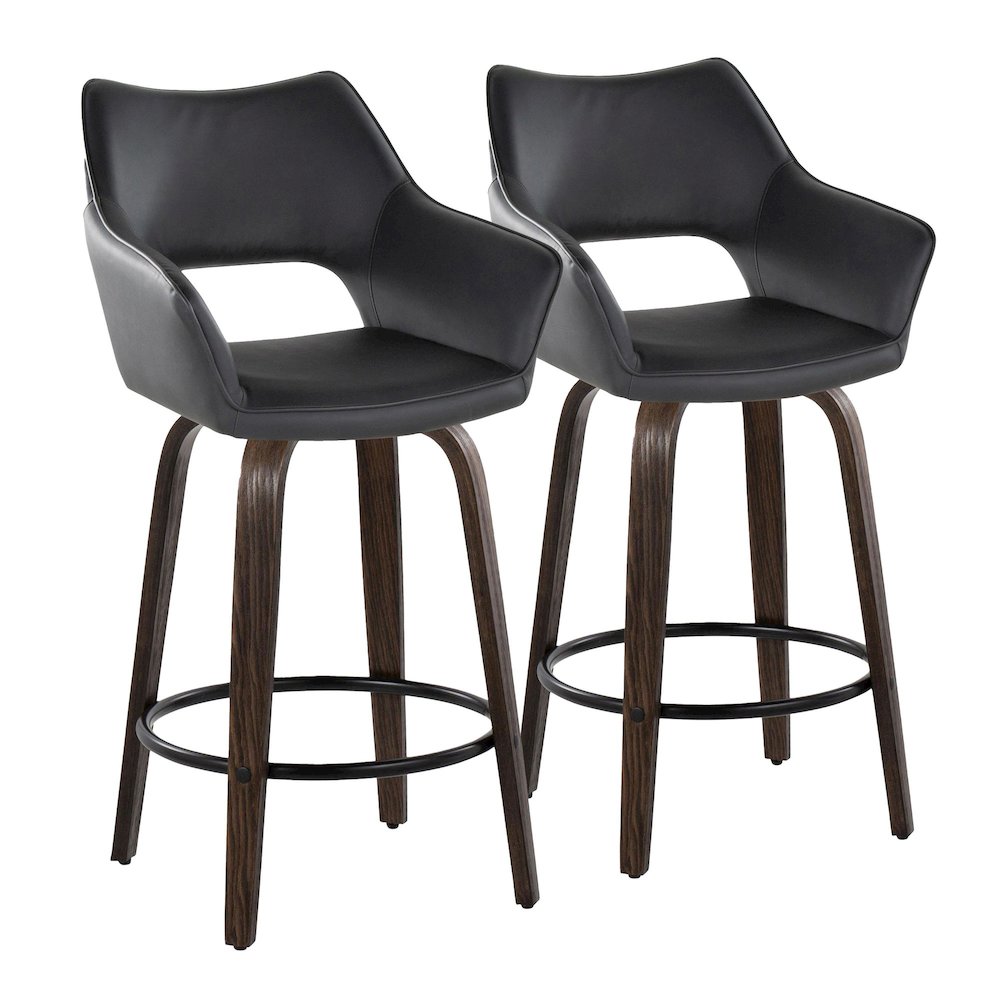 Mustang 26" Fixed-Height Counter Stool - Set of 2. Picture 1
