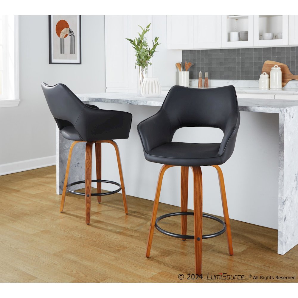 Mustang 26" Fixed-Height Counter Stool - Set of 2. Picture 7