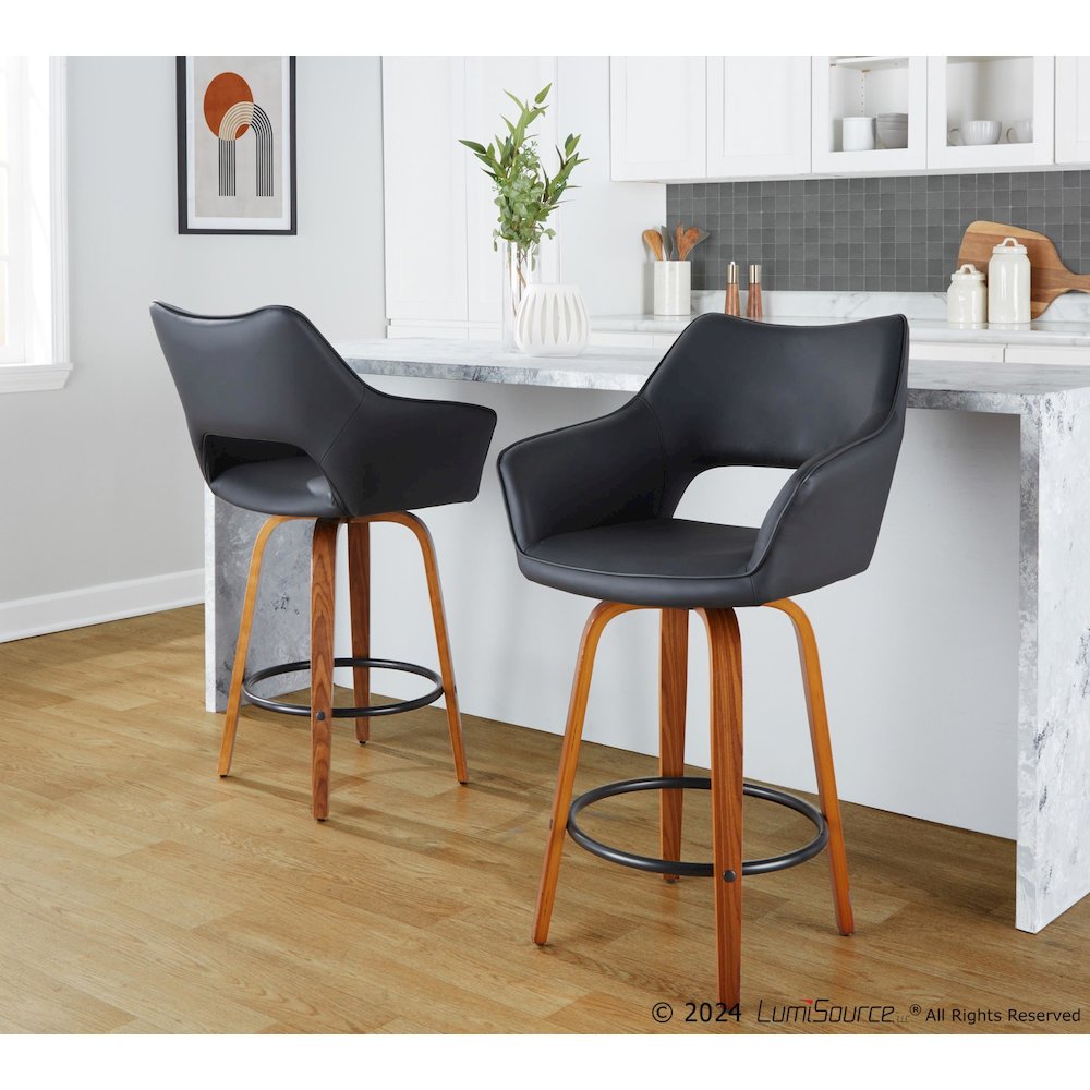 Mustang 26" Fixed-Height Counter Stool - Set of 2. Picture 8
