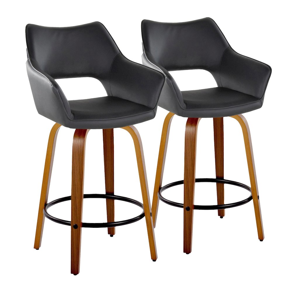 Mustang 26" Fixed-Height Counter Stool - Set of 2. Picture 1