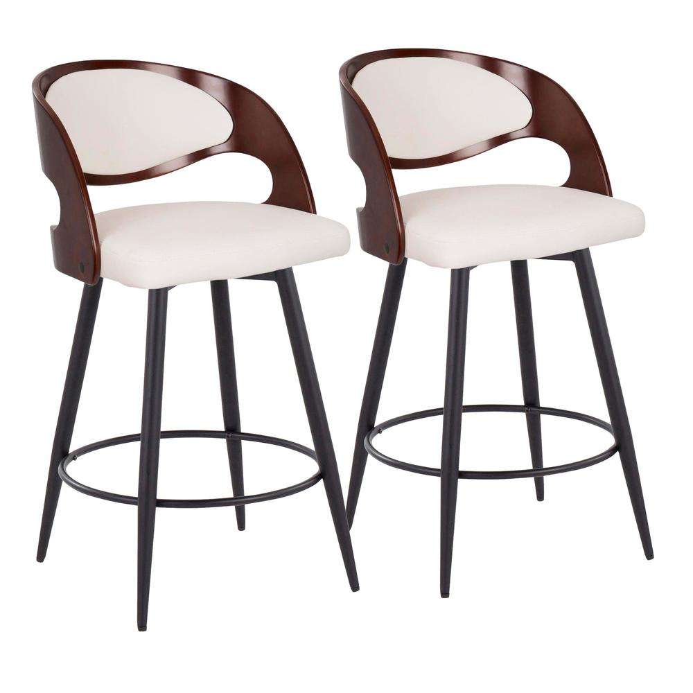 Pino 26" Fixed-Height Counter Stool - Set of 2. Picture 1