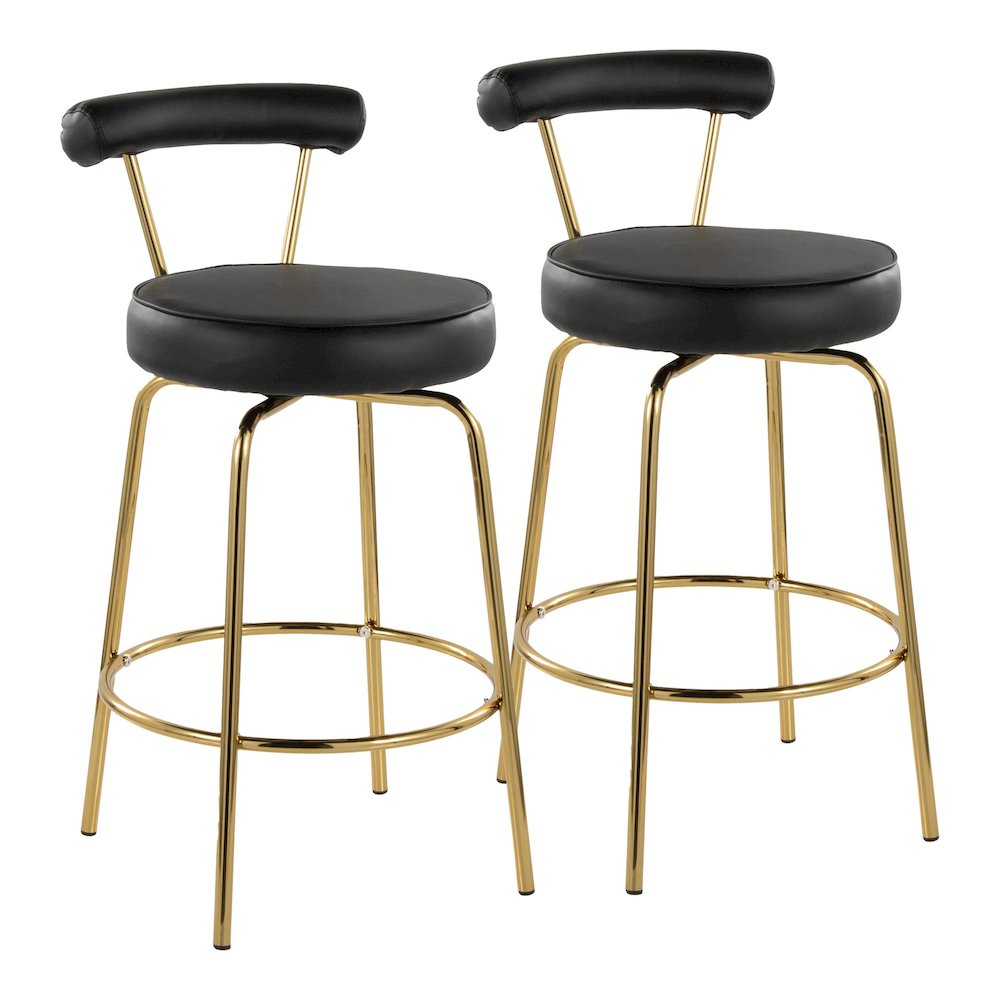 Rhonda 26" Fixed-Height Counter Stool - Set of 2. Picture 1
