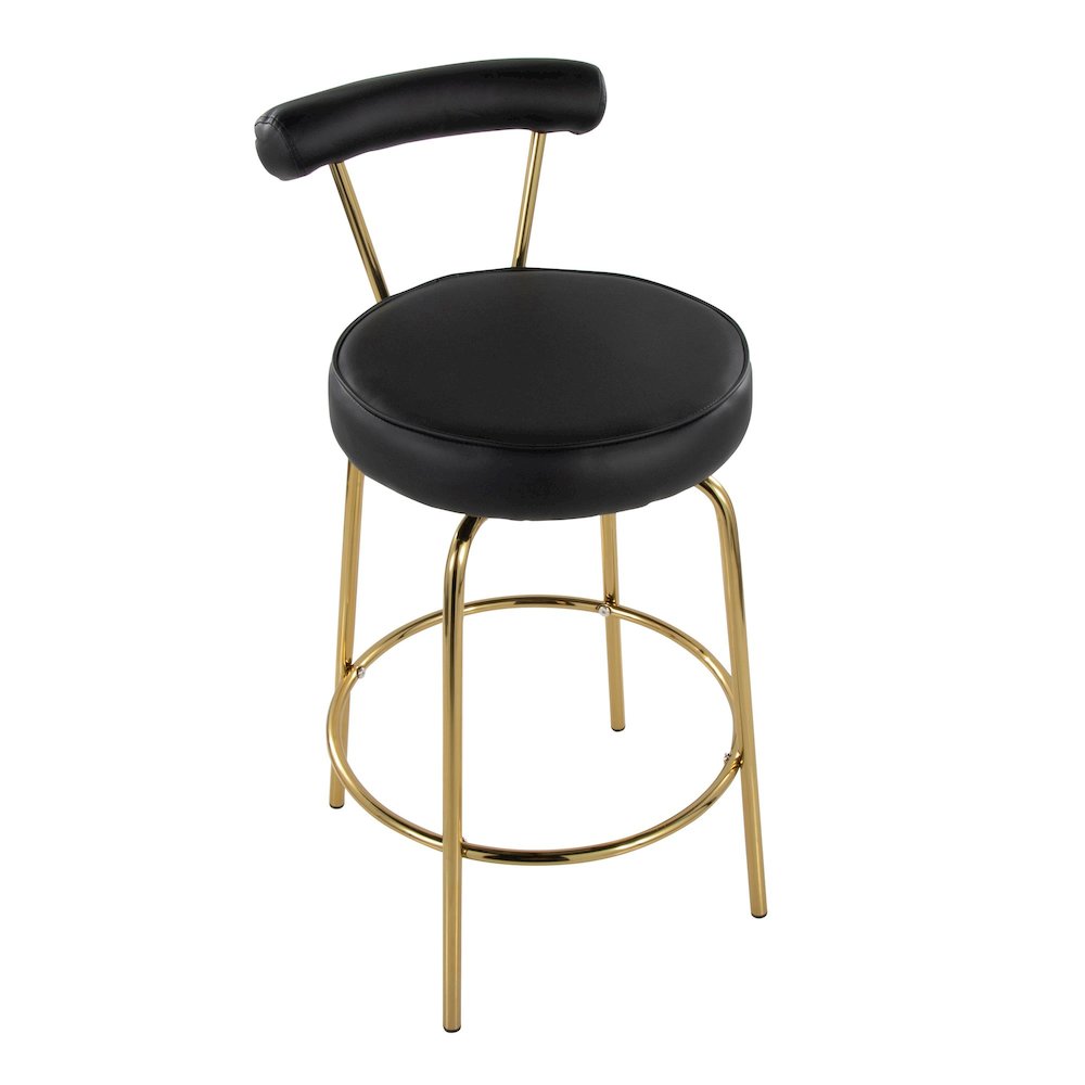 Rhonda 26" Fixed-Height Counter Stool - Set of 2. Picture 7