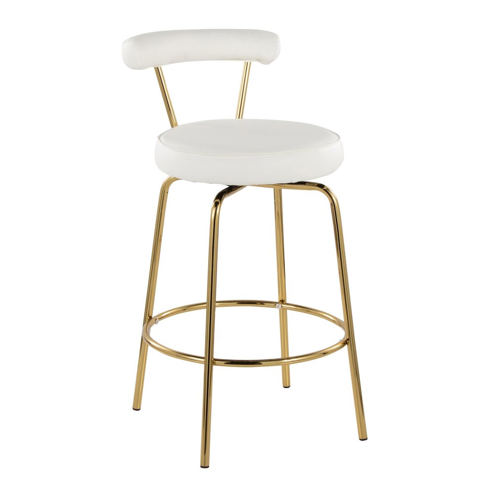 Rhonda 26" Fixed-Height Counter Stool - Set of 2. Picture 2