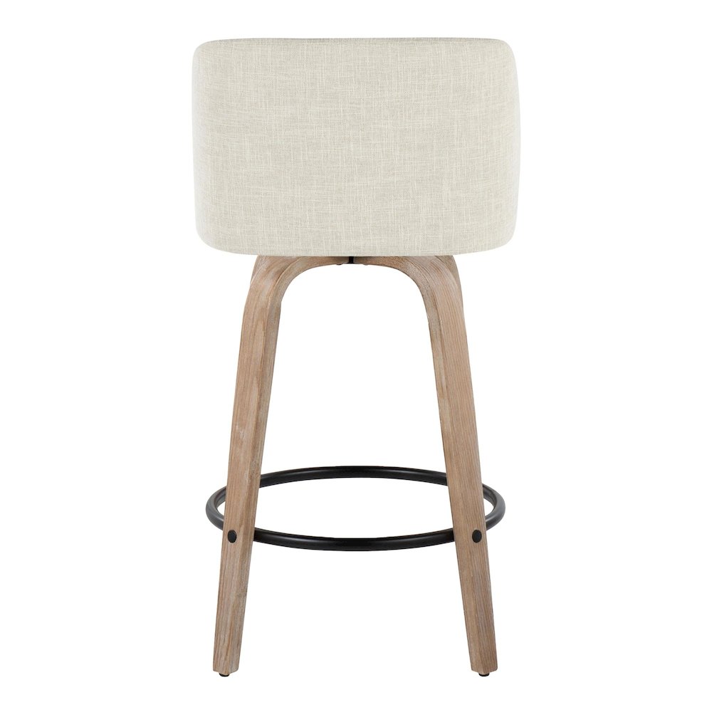 Toriano 26" Fixed-Height Counter Stool - Set of 2. Picture 5