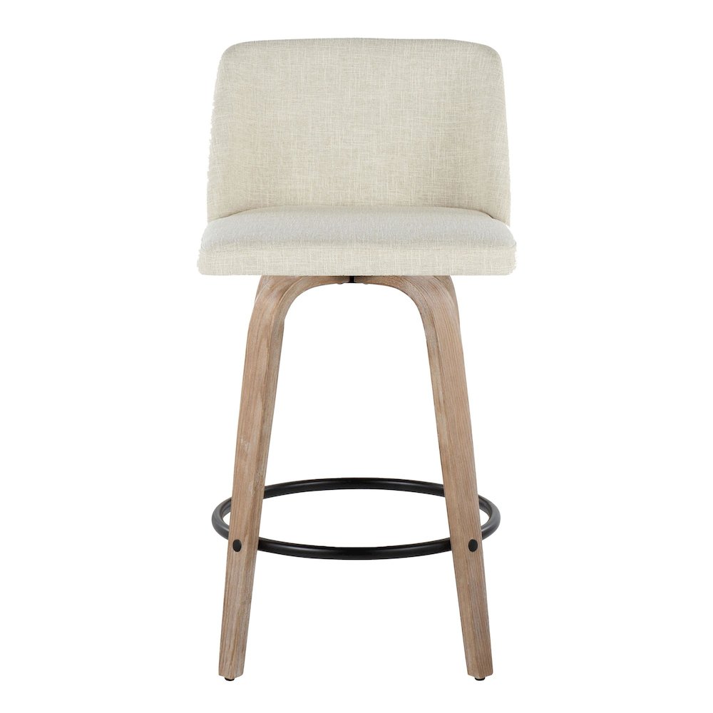 Toriano 26" Fixed-Height Counter Stool - Set of 2. Picture 6