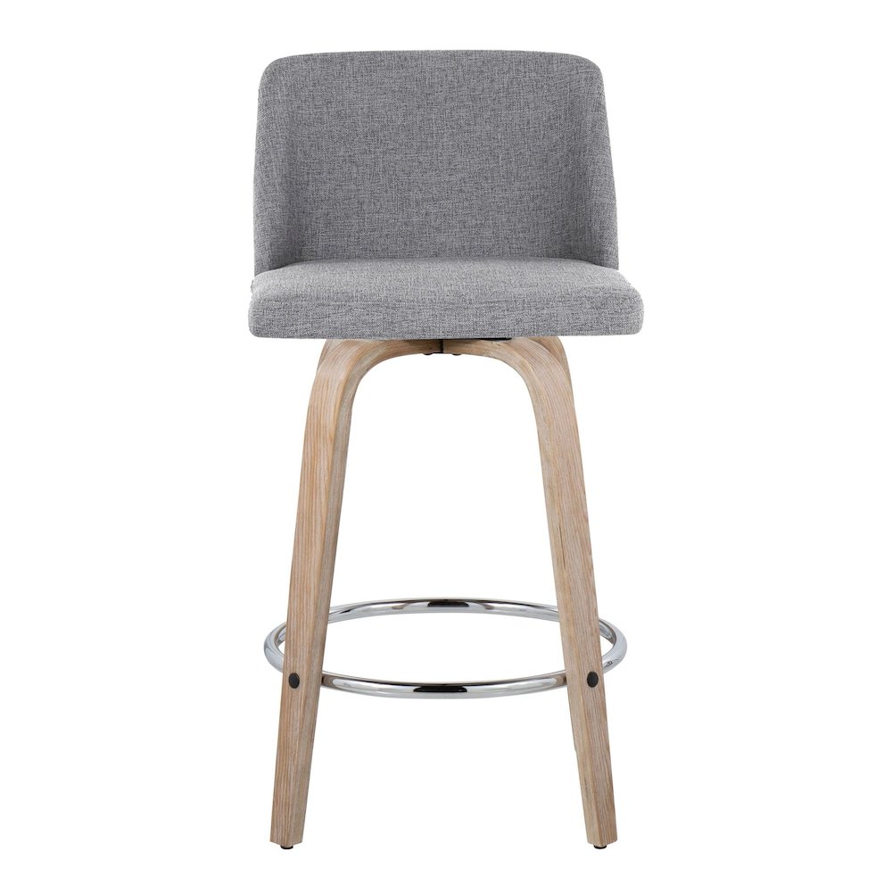 Toriano 26" Fixed-Height Counter Stool - Set of 2. Picture 6
