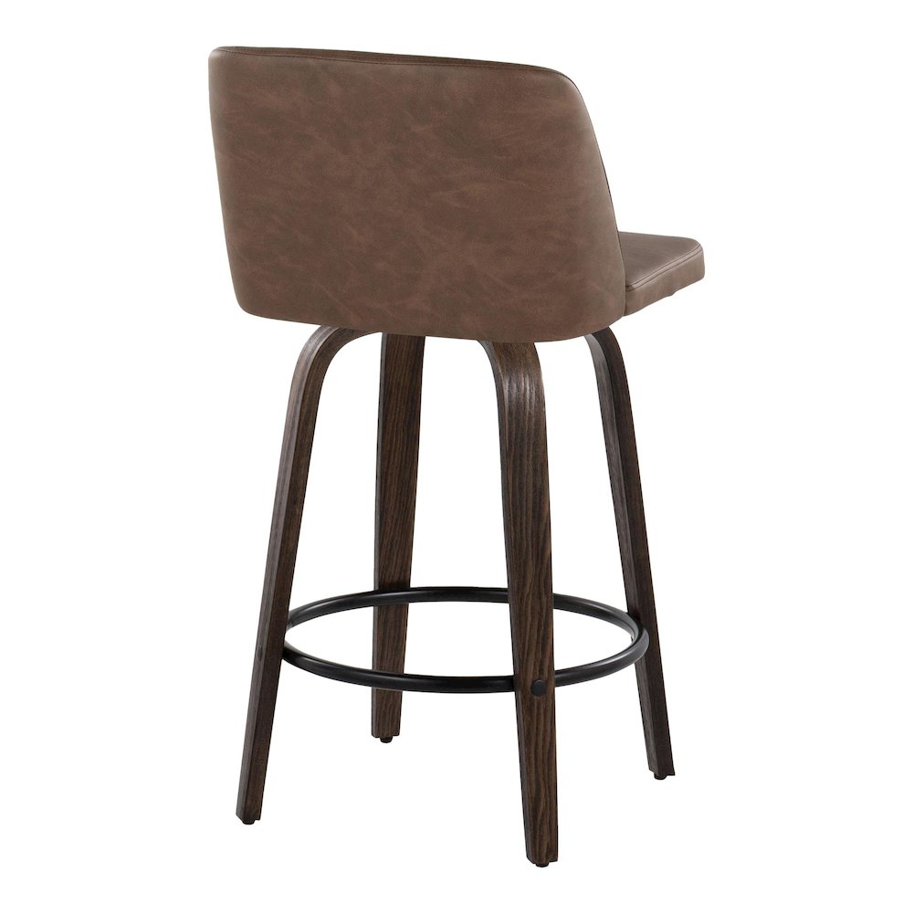 Toriano 26" Fixed-Height Counter Stool - Set of 2. Picture 4