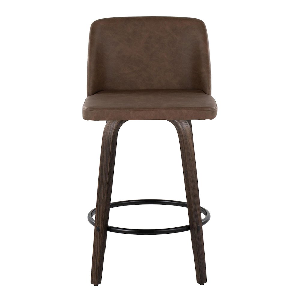 Toriano 26" Fixed-Height Counter Stool - Set of 2. Picture 6