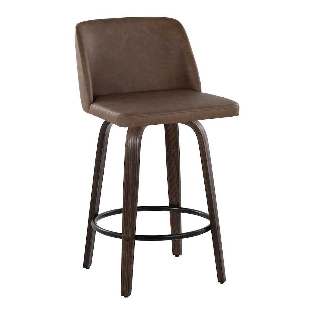 Toriano 26" Fixed-Height Counter Stool - Set of 2. Picture 2