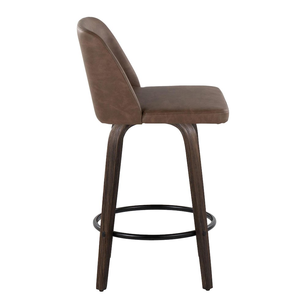 Toriano 26" Fixed-Height Counter Stool - Set of 2. Picture 3