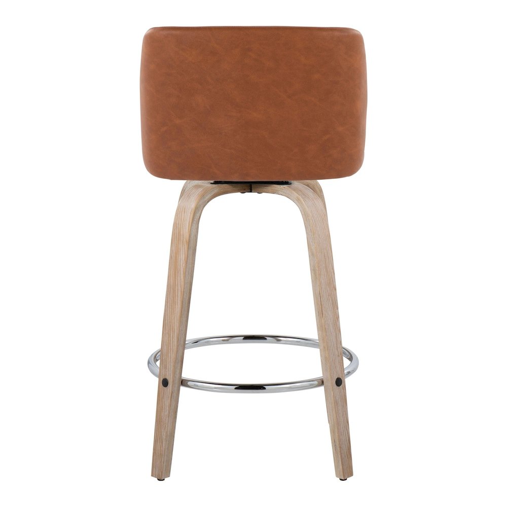 Toriano 26" Fixed-Height Counter Stool - Set of 2. Picture 5