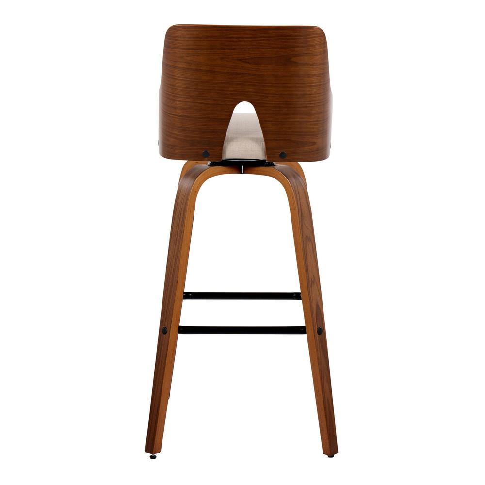 Beige Ariana 30" Fixed-Height Barstool - Set of 2. Picture 5