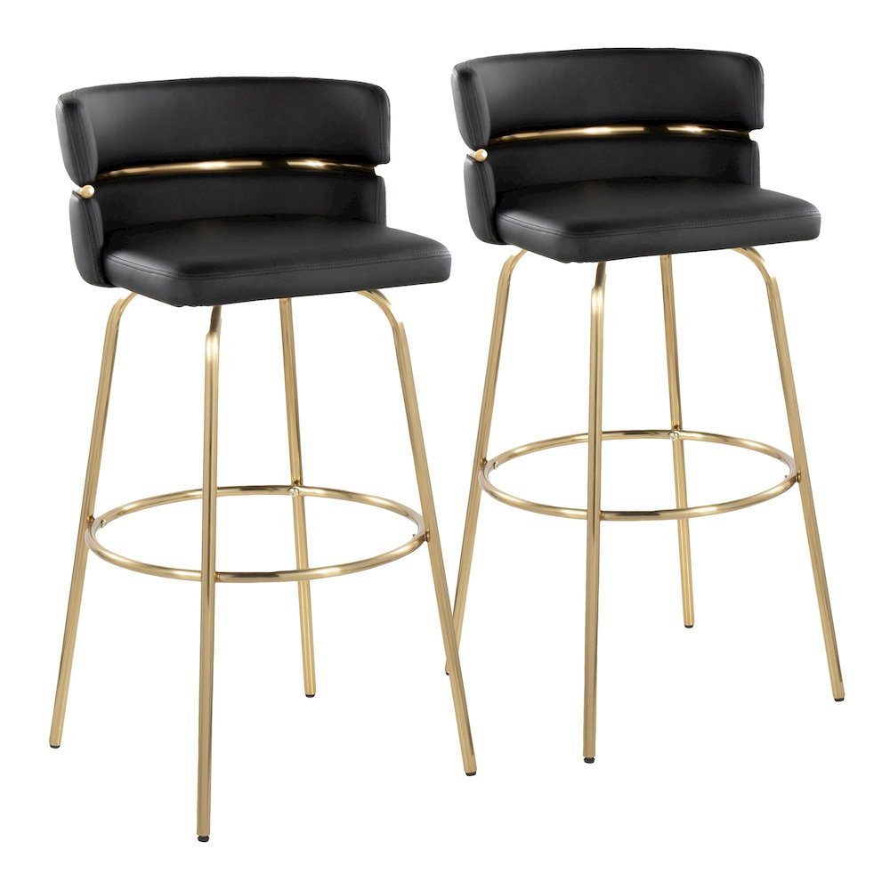 Cinch Claire 30" Fixed-Height Barstool - Set of 2. Picture 1